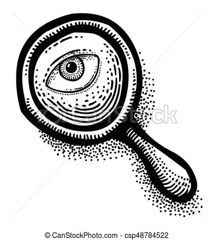 419x470 Lupa, Icon Imagen, Caricatura