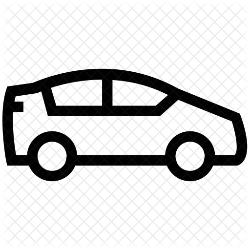 512x512 Luxury Car Icon Of Line Style