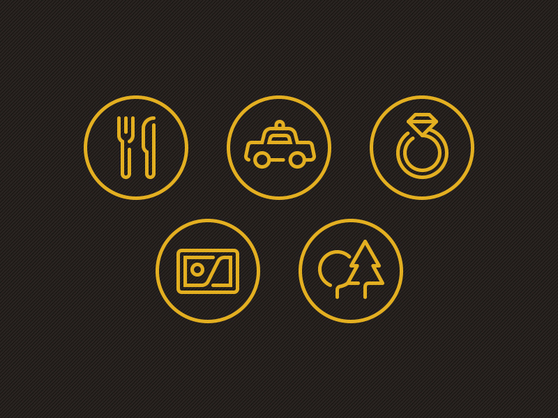 800x600 Luxury Icon Set