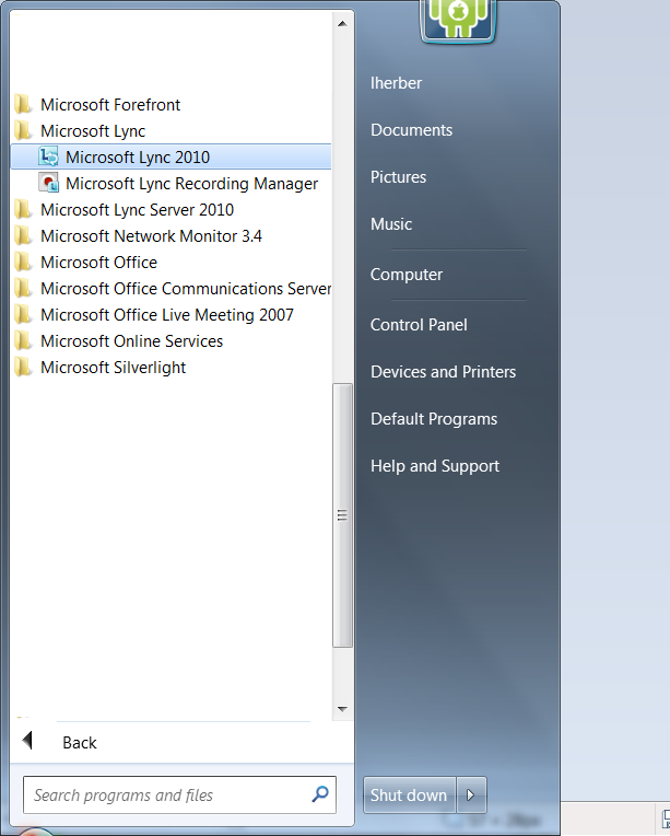 613x764 Start Lync In System Tray Only