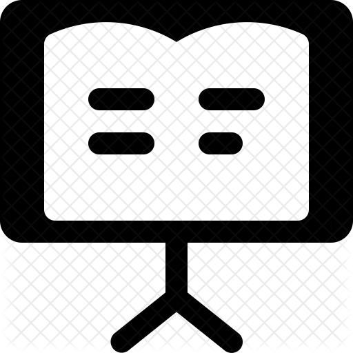 512x512 Lyrics Icon Of Glyph Style