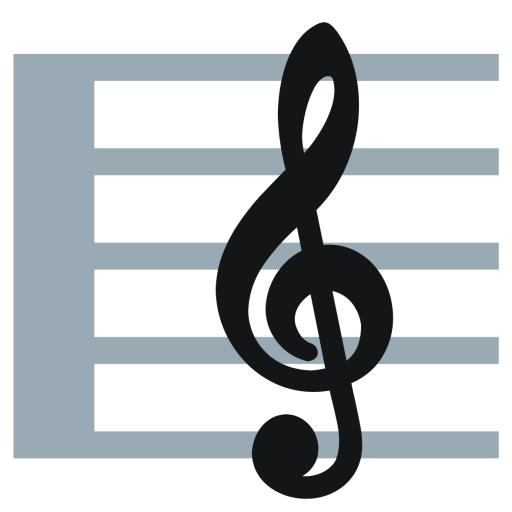 512x512 Musical, Score, Lyrics, Music, Tone, Tune Emoji Icon Of Flat Style