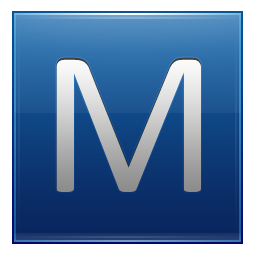 256x256 Free Letter M Icon Png