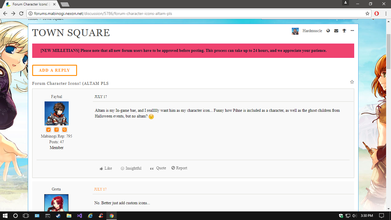 1360x768 Forum Character Icons!
