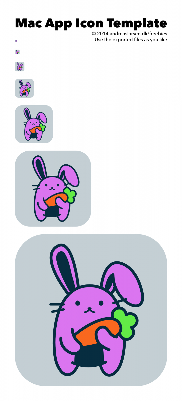 726x1600 Mac App Icon Template