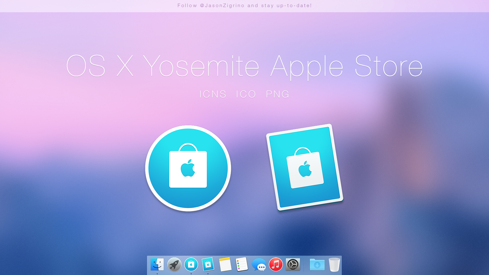 1920x1080 Os X Yosemite Apple Store Icons