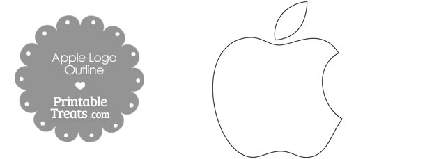 610x229 Printable Mac Apple Logo Outline Printable