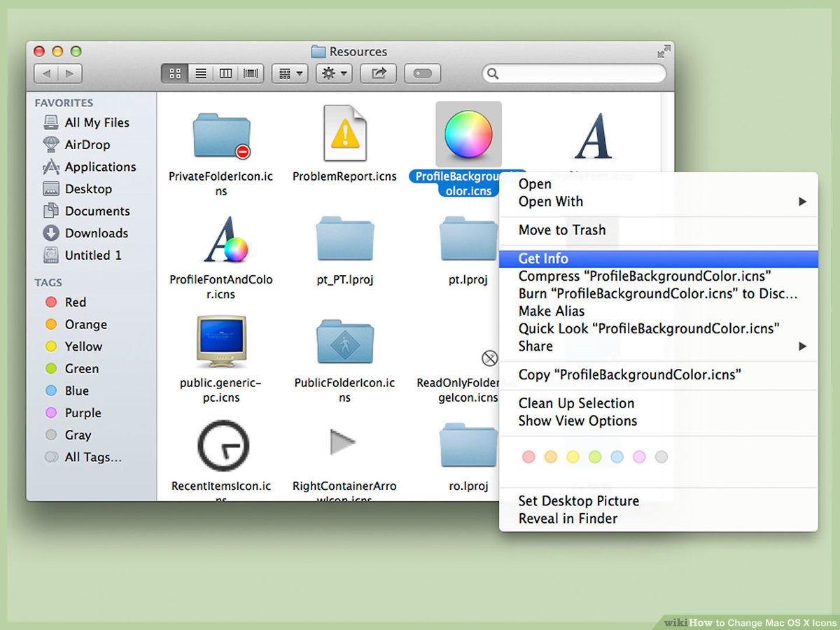 mac folder icons file formait
