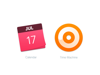 400x300 Mac Replacement Icons Calendar Time Machine Icon