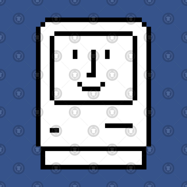 630x630 Happy Mac Retro Computer Icon
