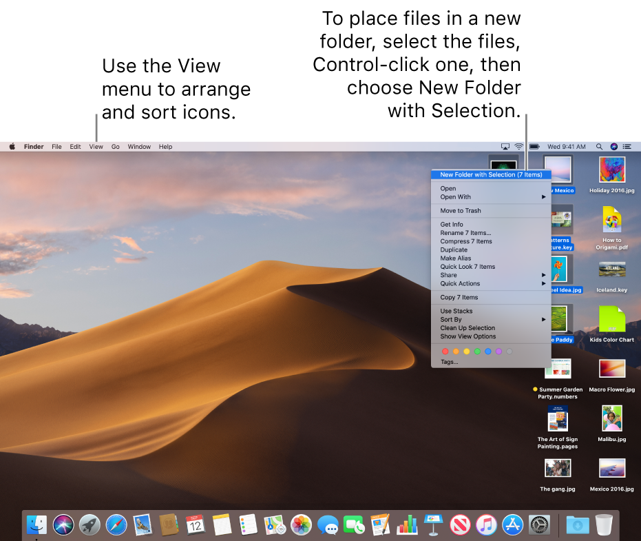 931x785 Ways To Organize On Your Mac Desktop