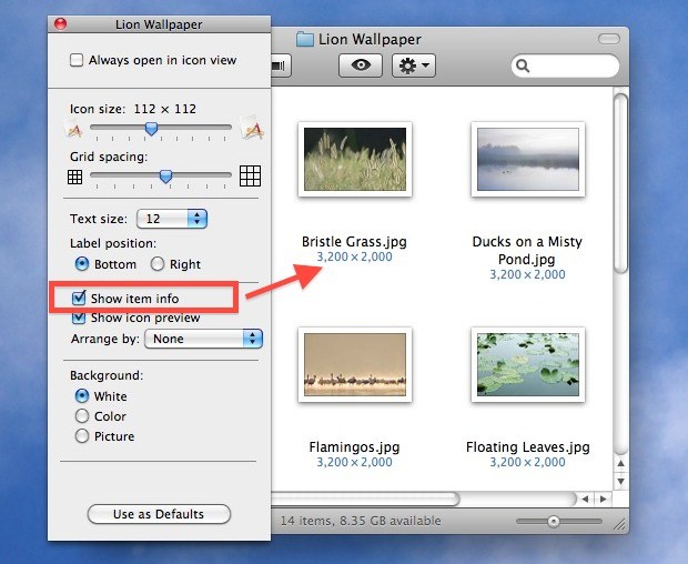 Increase The Size Of Mac Os X Desktop Icons 620x508 Increase The Size Of Mac Os X Desktop Icons