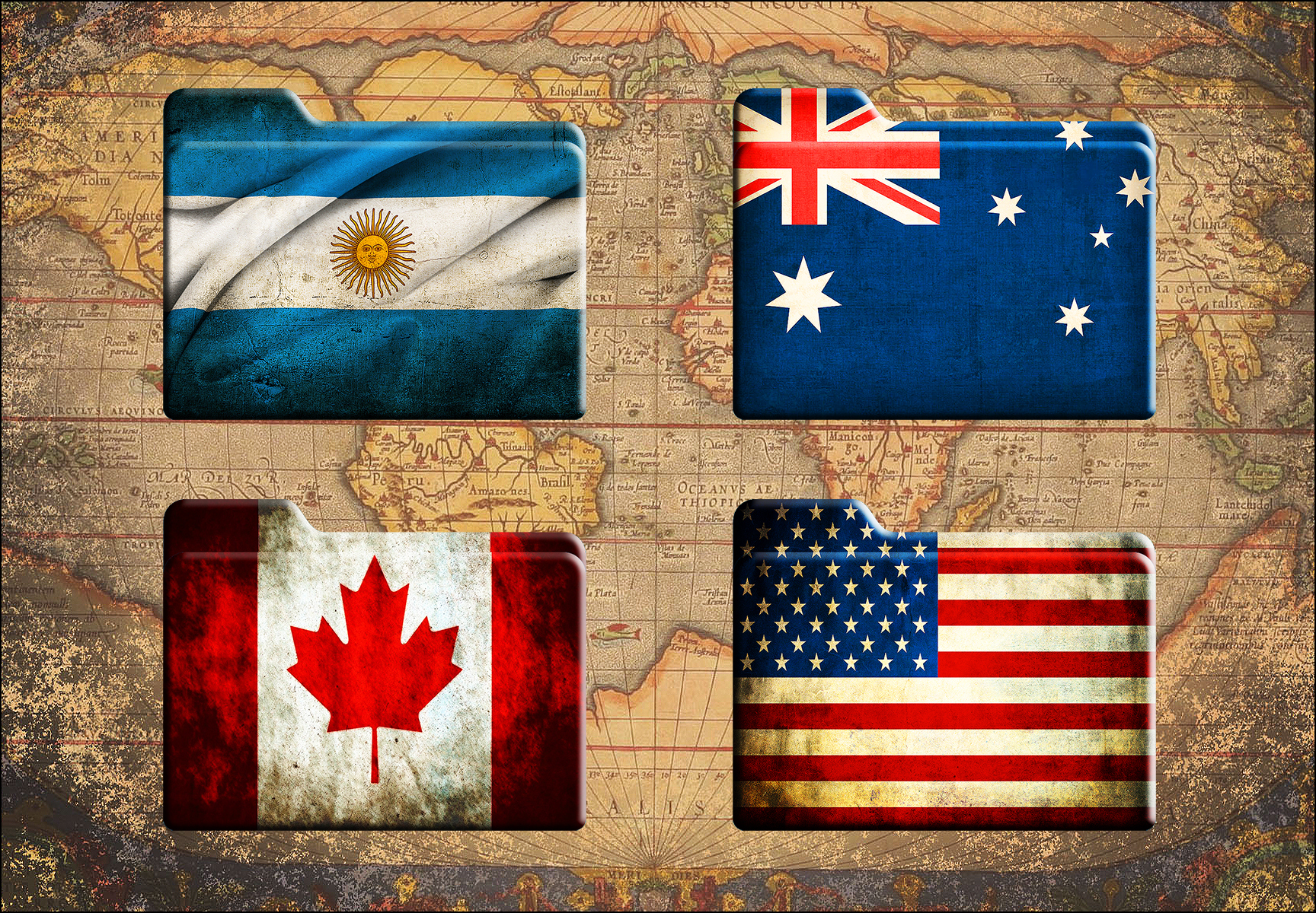 Hd Grunge Flags Folder Icons 1728x1200 Hd Grunge Flags Folder Icons