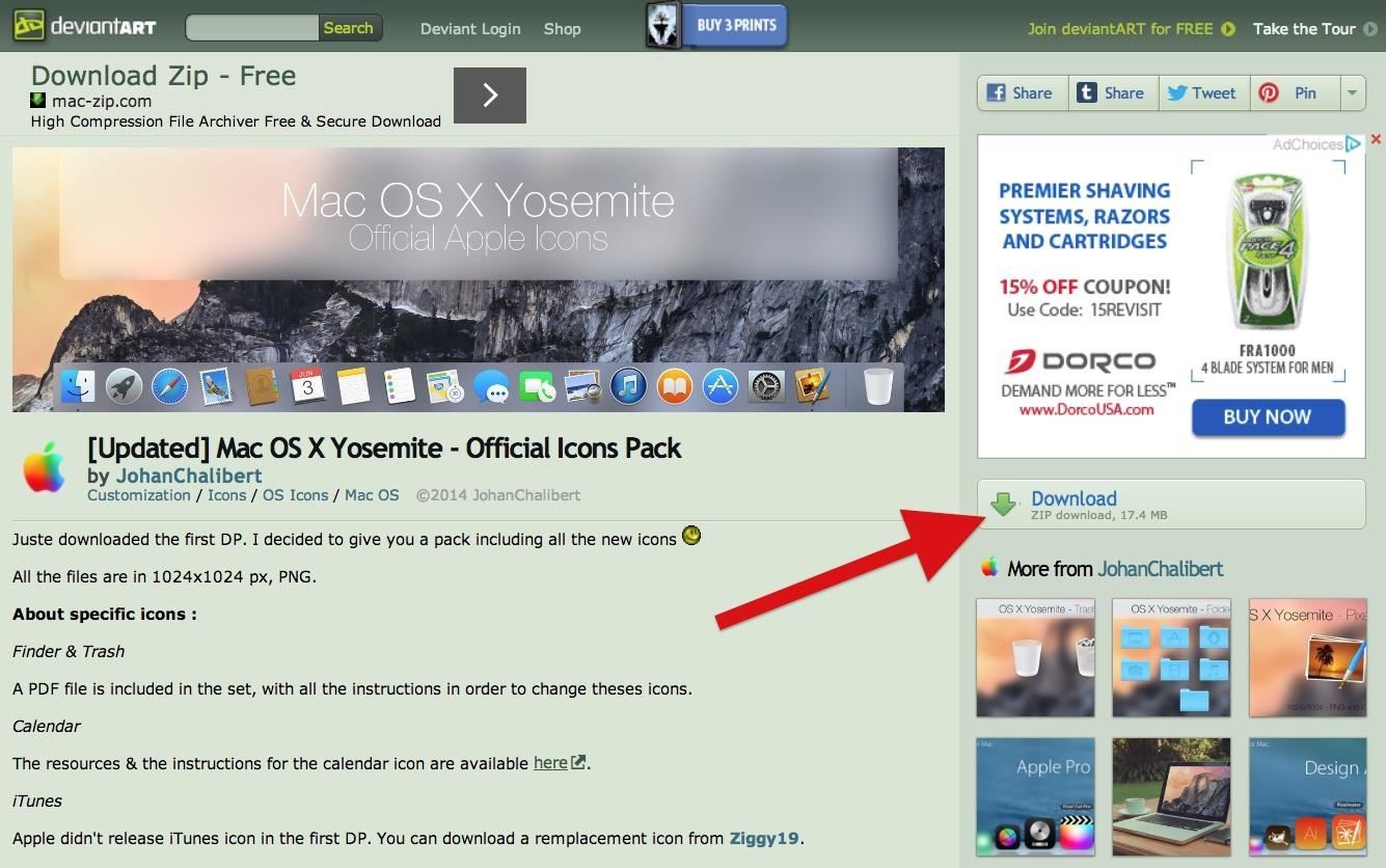 1335x836 How To Make Your Mac's Dock App Icons Look Like Yosemite's Mac