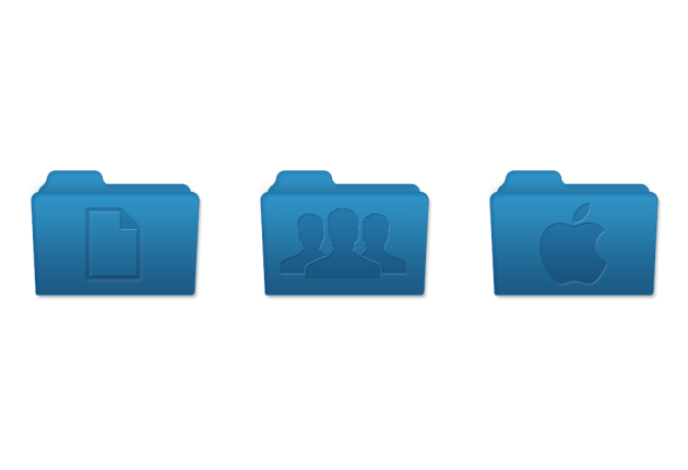 folder icons mac color