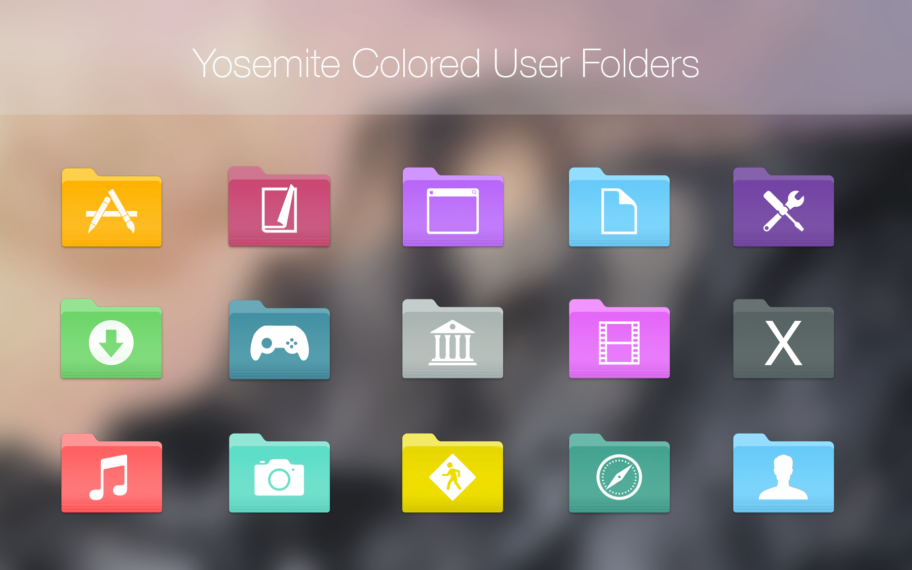 mac folder icons png colors