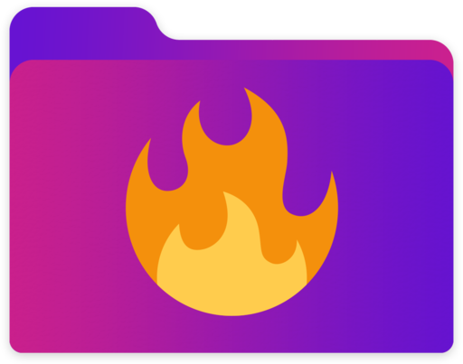 Lit, Folder Icon Free Of Free Custom Emoji Gradient Macpc Folder 512x403 Lit, Folder Icon Free Of Free Custom Emoji Gradient Macpc Folder