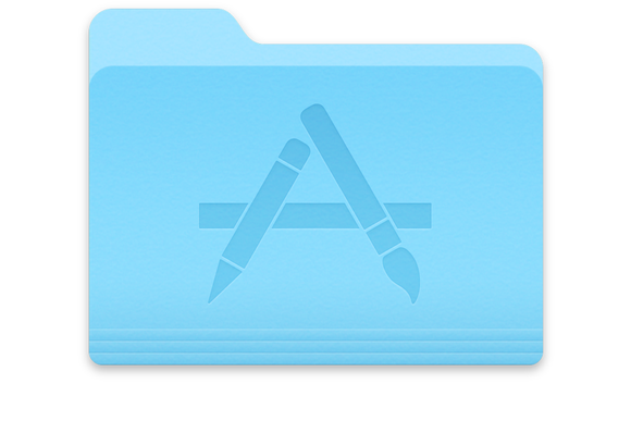 Macos Application Folder Icon Large Mid Atlantic 580x387 Macos Application Folder Icon Large Mid Atlantic
