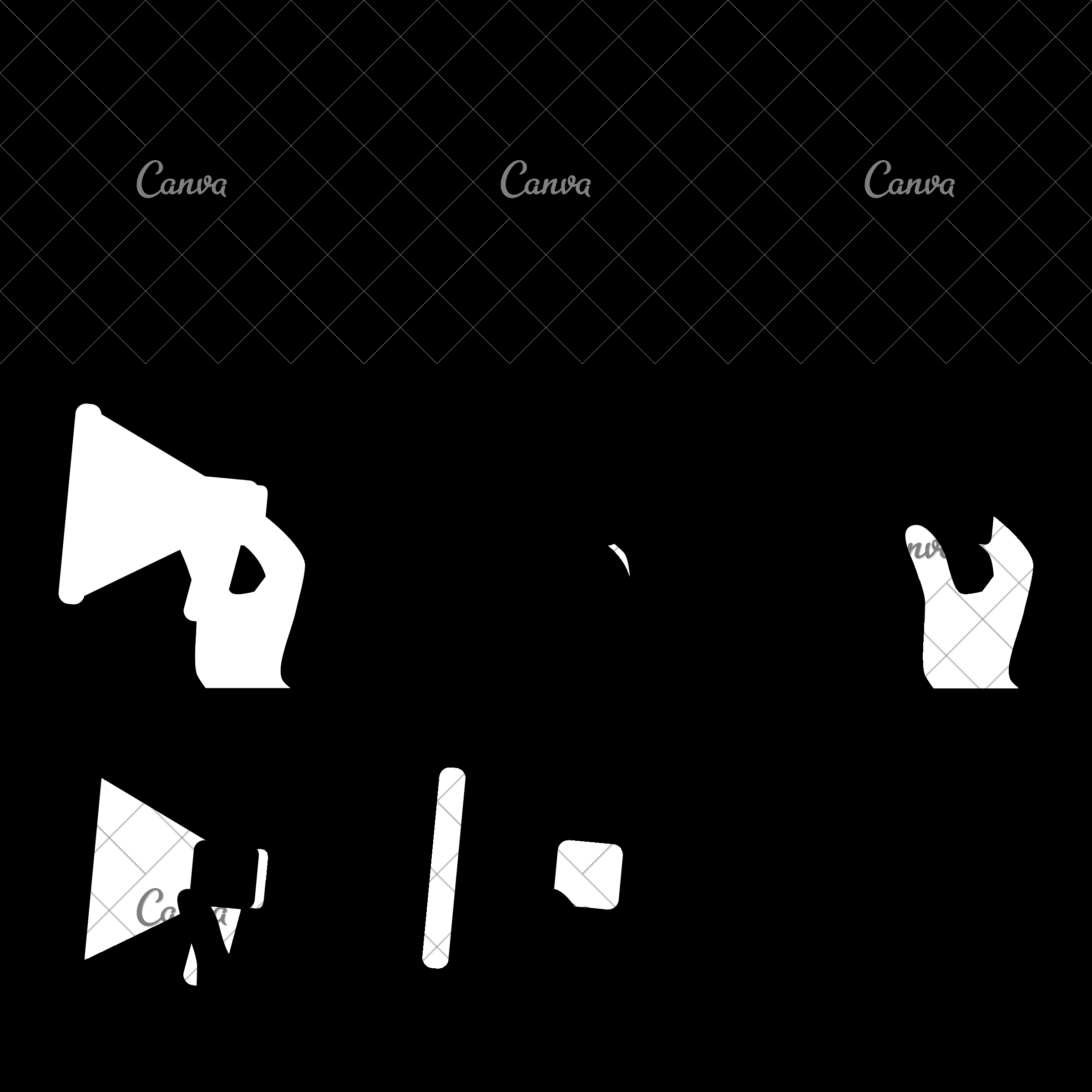 2400x2400 Megaphone In Hand Icon Image