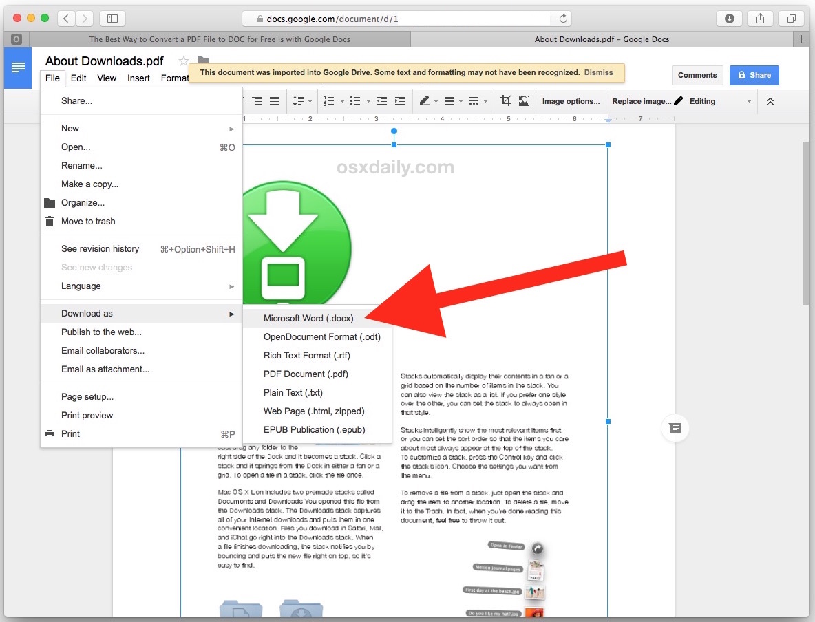 1184x904 Ways To Convert Pdf To Word Docx In Mac Os