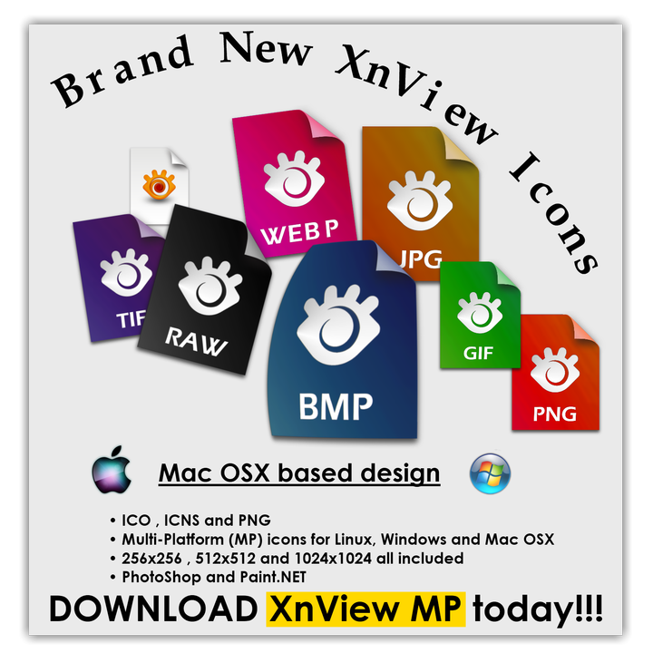 720x720 Brand New Xnview Type Icons