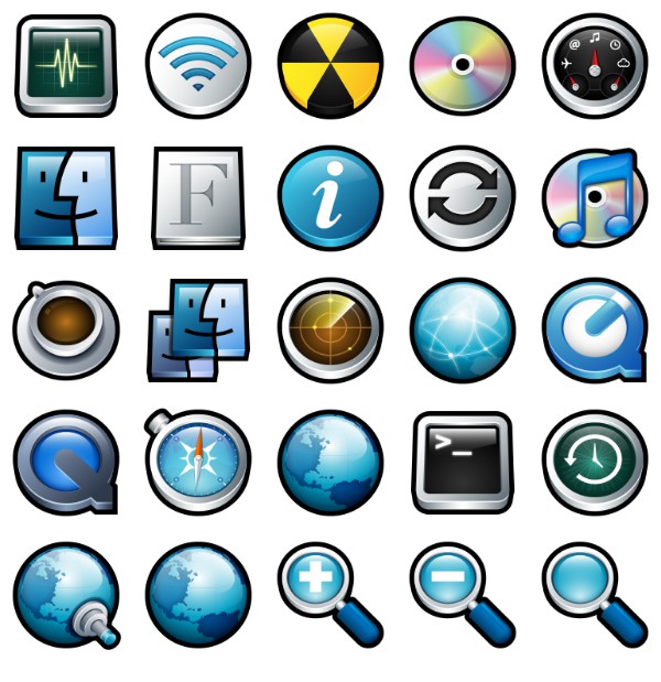 600x619 Gloss Mac Icons Free Icon Packs Ui Download