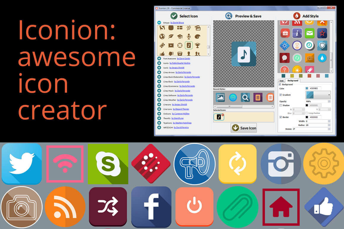 1160x772 Easily Convert Font Icons To Image Icons With Iconion For Windows