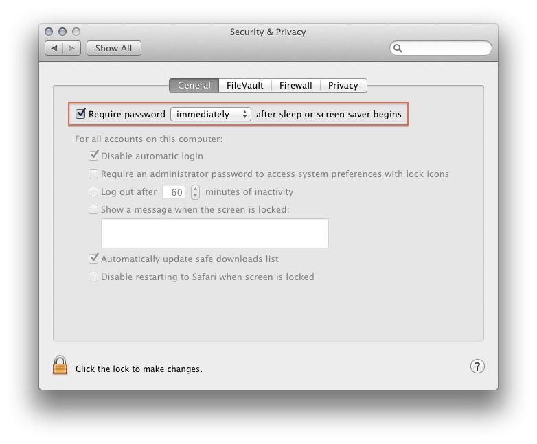 Спящий режим mac os