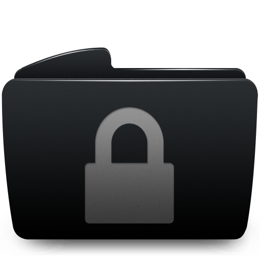 512x512 Folder Lock Icon