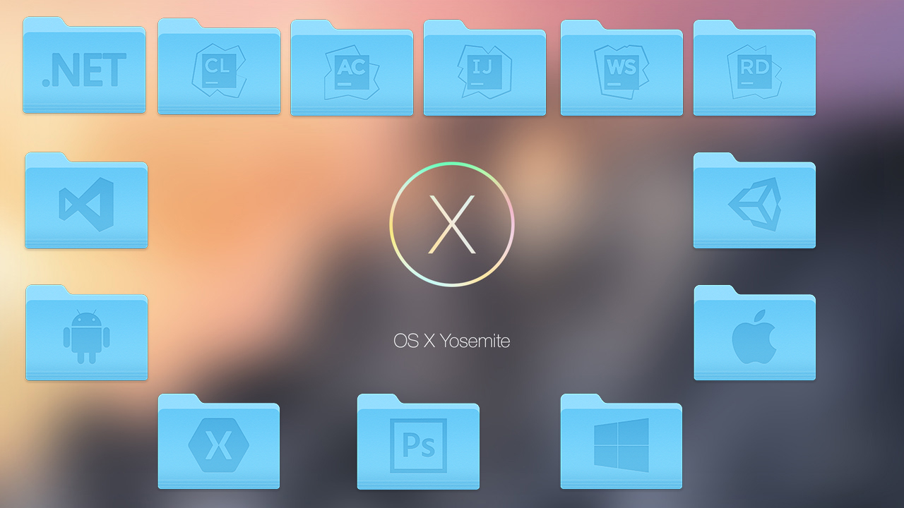 1280x720 Os X Folder Icons For Software Developers