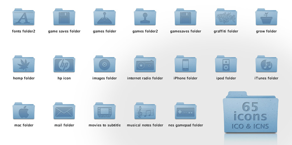 colored folder icons mac