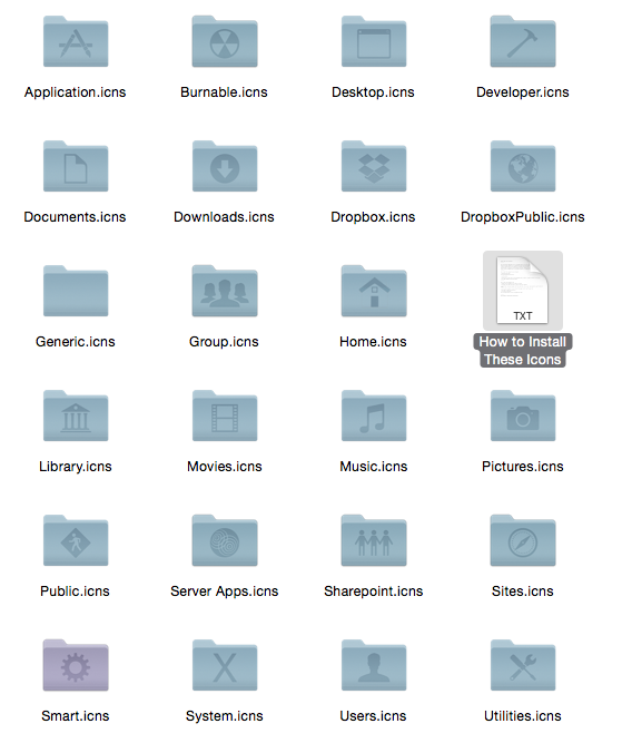 559x667 Yosemite Folder Icons