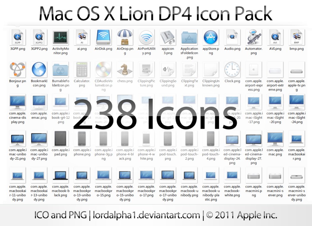 mac os icon pack download