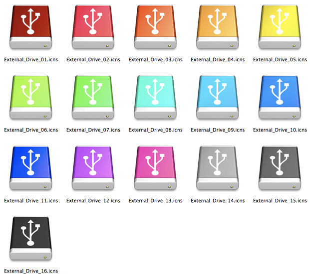621x550 Mac Os X Usb Drive Icons