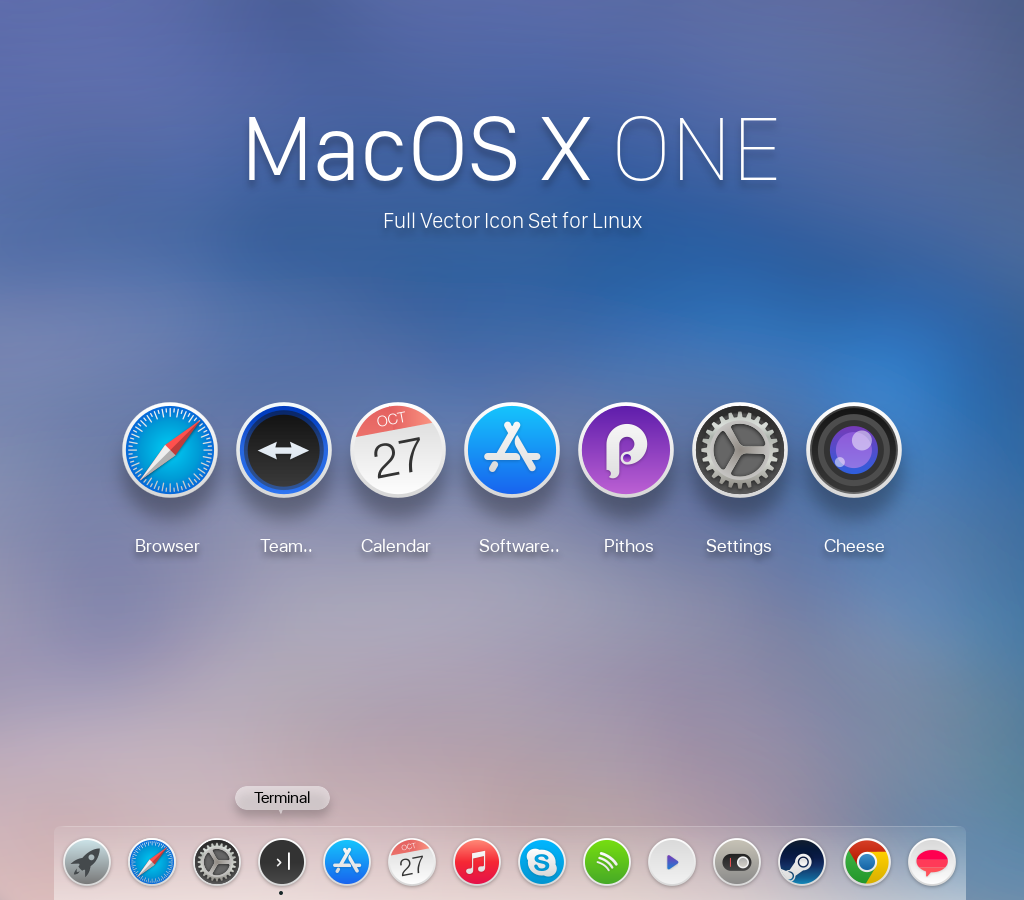 1024x900 Macosx One New Icon Themes Added