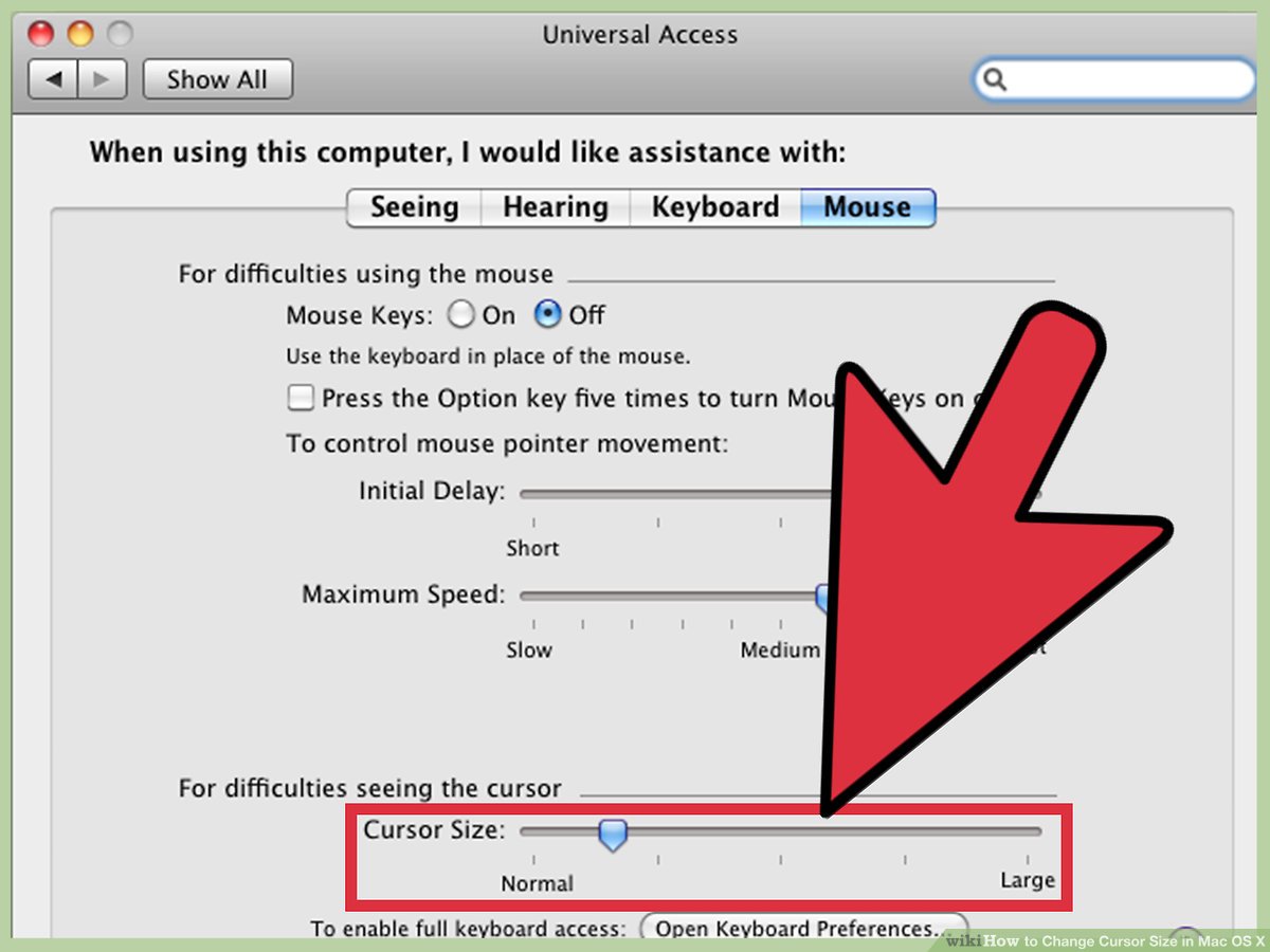 1200x900 How To Change Cursor Size In Mac Os X Steps