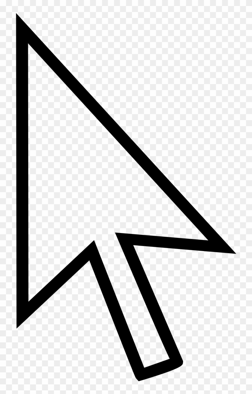 840x1312 Mouse Pointer Arrow Ps Computer Png Image