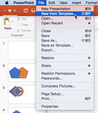 391x449 Menu And Backstage View In Powerpoint For Mac