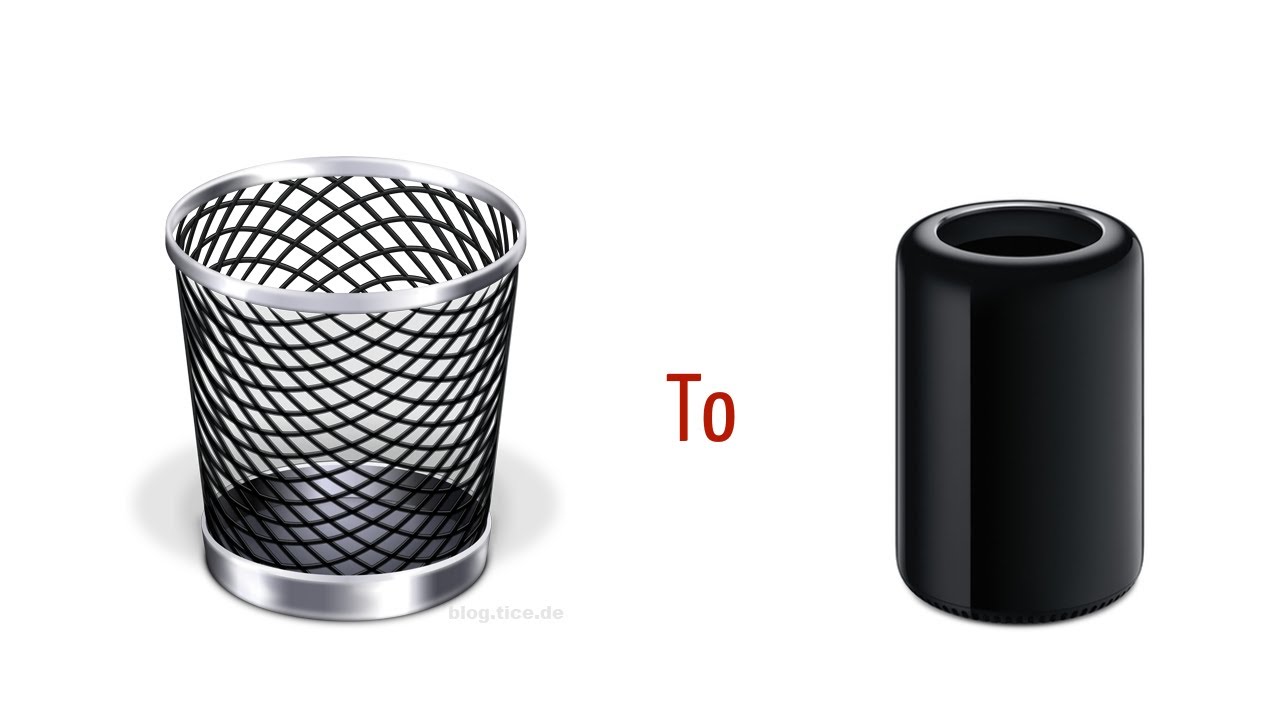 How To Change Your Trash Icon To A Mac Pro In Os X 1280x720 How To Change Your Trash Icon To A Mac Pro In Os X