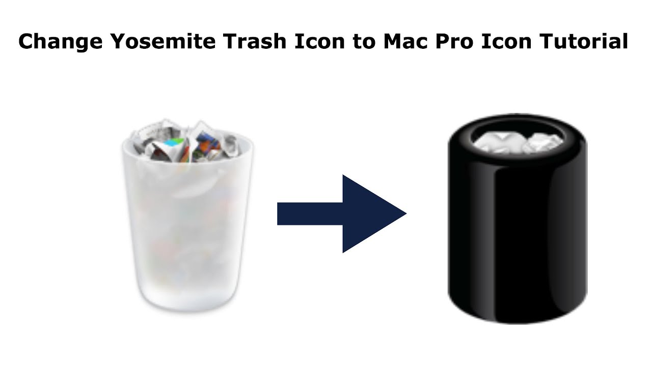 Changing Mac Os Yosemite Trash Icon Tutorial 1280x720 Changing Mac Os Yosemite Trash Icon Tutorial