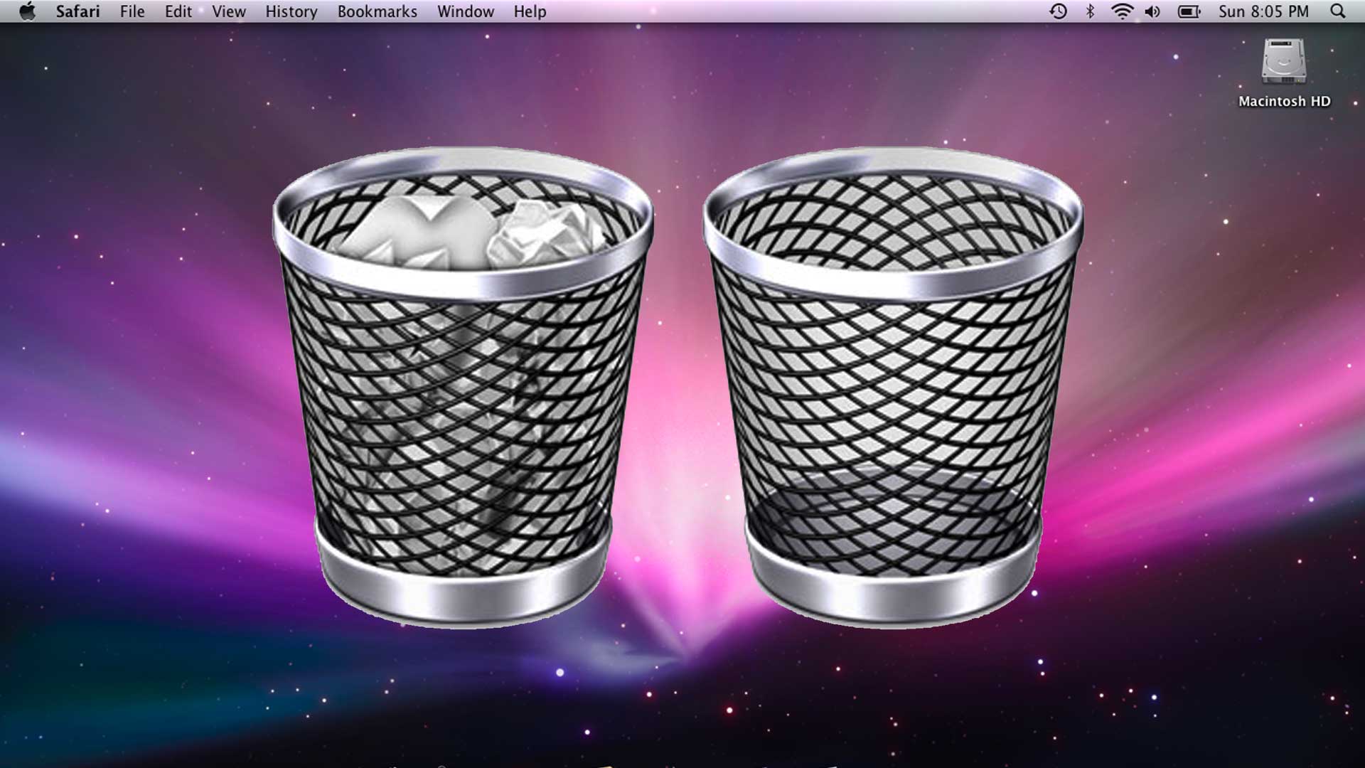 trash mac icon