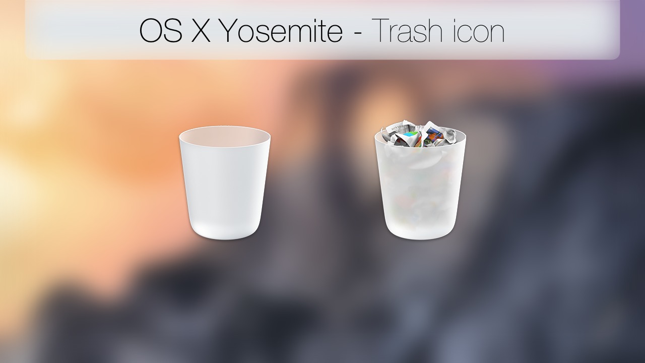 1280x720 Os X Yosemite Trash Icon Free Download For Mac Macupdate