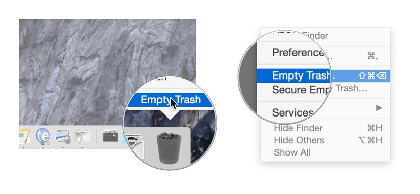830x383 How To Empty The Mac's Trash And Securely Delete Your Imore