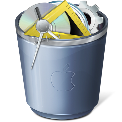 512x512 Dock, Trash, Recycle Bin, Full Icon System Icon Sets Icon Ninja
