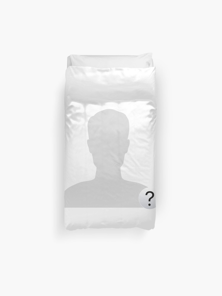 750x1000 Apple Mac Os User Unknown Icon Duvet Cover