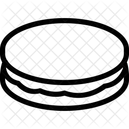 256x256 Macaron Icon Of Line Style