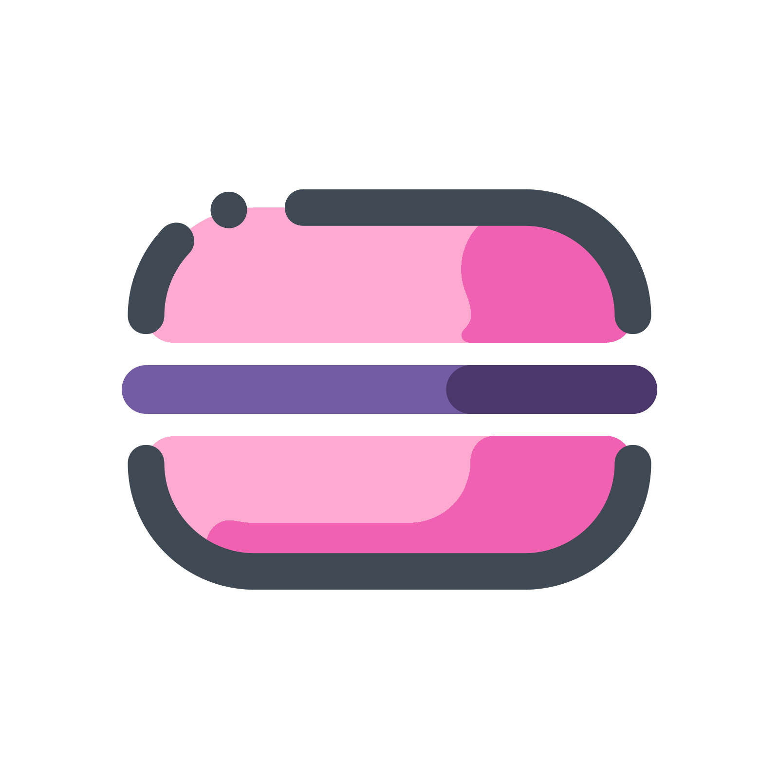 1600x1600 Pink Macaron Icon