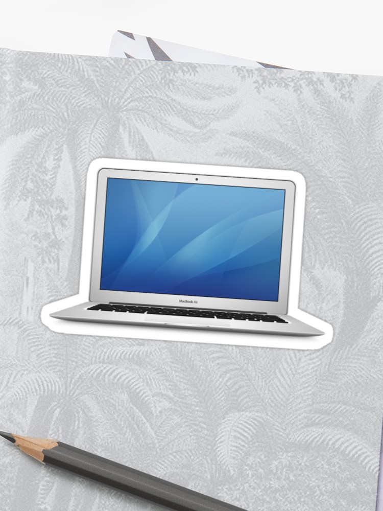 750x1000 Apple Macbook Air Unibody Icon Sticker