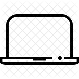 Macbook Icon Of Line Style 256x256 Macbook Icon Of Line Style