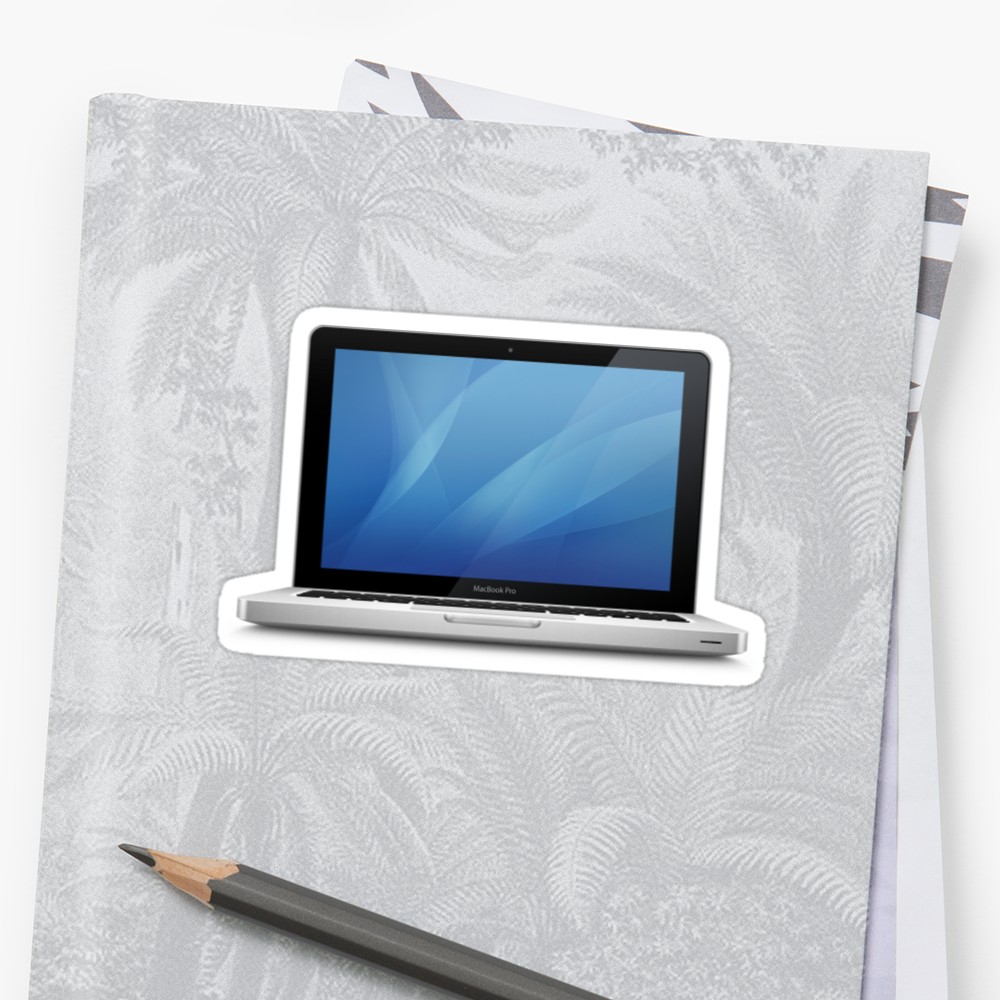 1000x1000 Apple Macbook Pro Unibody Icon Stickers